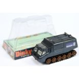 Dinky Toys 353 "UFO"  Shado 2 Mobile   - Blue Body, black base, large brown rollers with black ru...