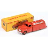 Dinky Toys 440 Studebaker Tanker "Mobilgas" - red including rigid hubs, silver trim and filler caps