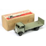 Dinky Toys 513 Guy (type 1) Flat Truck with tailboard  - Grey body and back, black chassis and ri...