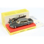 French Dinky Toys 1435 Citroen "Presidentielle" - Metallic dark grey with mid-grey/silver roof, c...