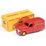 Dinky Toys 471 Austin Van "Nestle's" - Red body, yellow rigid hubs, silver trim 