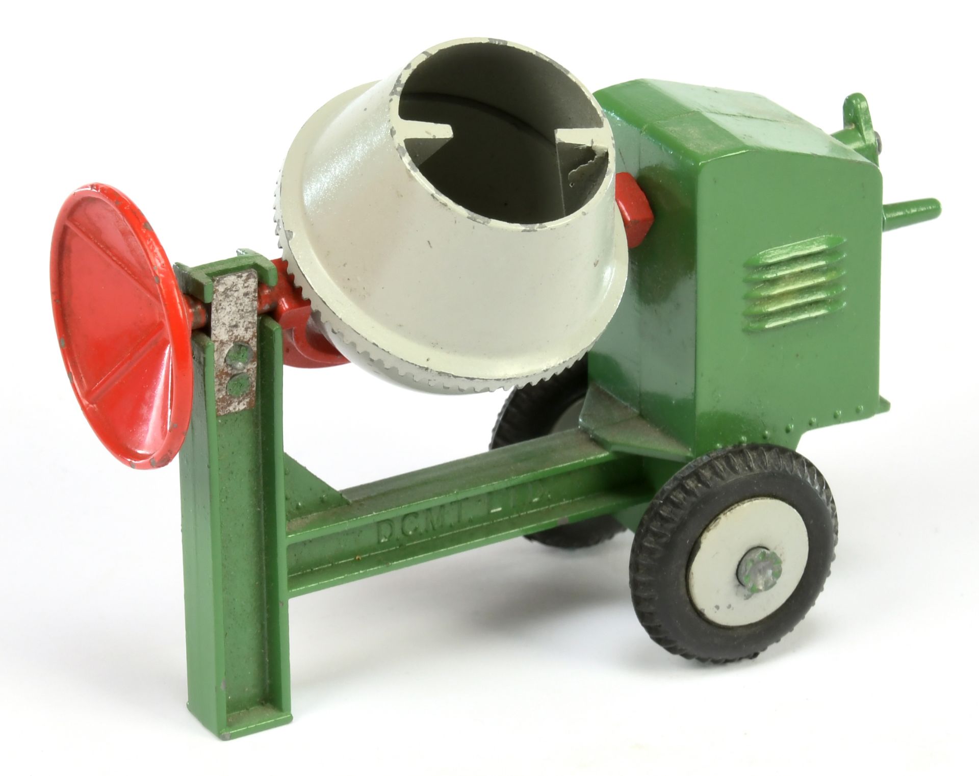 DCMT LTD Cement Mixer - Green, grey mixer and hubs, red including handle - Image 2 of 2