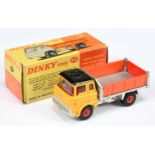 Dinky Toys 435 Bedford TK Tipper - Yellow cab, with black roof, silver trim and chassis, red inte...