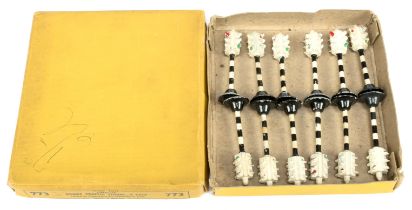 Dinky Toys Trade Pack 773 Robot Traffic Signal 4 Face - Containing 12 examples - black and white