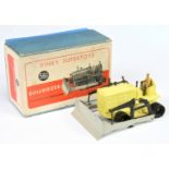 Dinky Toys 561 Blaw knox Bulldozer - Pale yellow (Lemon) body, grey blade, black arms and rollers...