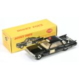 Dinky Toys 258 Cadillac  "USA Police" Car - Black body, white door panels, cream interior, red so...