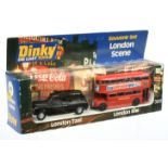 Dinky Toys  300 "London Scene" Gift Set - To Include (1) Austin "Taxi" - Black body, grey interio...