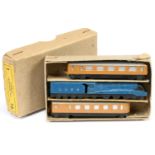 Dinky Toys 16 Express Train Set - containing "LNER" Locomotive - Blue, black and 2 x carriages - ...