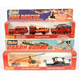 Dinky Toys  299 "Crash Squad" Gift Set To Include - Plymouth "Police" Car Black and  white and Be...