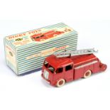 French Dinky Toys 32E Berliet Fire Engine - red including convex hubs, silver trim, side platform...