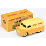 Dinky Toys 482 Bedford Van "Dinky Toys" - Two-Tone yellow, rigid hubs and silver trim to lights o...