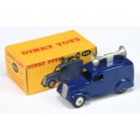 Dinky Toys 492 (34C) Loud Speaker Van - Violet blue body, silver trim, speakers and rigid hubs - ...