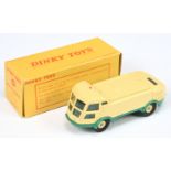 French Dinky Toys 596 Arroseuse-Balayeuse LMV - Cream body and concave hubs, green base and inter...