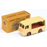 Dinky Toys 490 Electric dairy Van "Express Dairy" - Cream body, red inner back and rigid hubs wit...