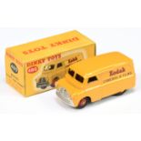 Dinky Toys 480 Bedford Van "Kodak" - Yellow body, red rigid hubs and silver trim 
