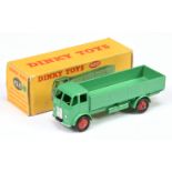 Dinky Toys 420 Forward Control Lorry - Mid green cab, back and chassis, red rigid hubs with smoot...