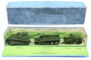 Dinky Pre-War Military 151 "Royal Tank Corps" Set  - containing - 151A Medium tank, 151B Transpor...