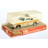 Dinky Toys 2253 (1/25th) Ford Capri "Police" - White body, light blue interior, chrome trim, roof...