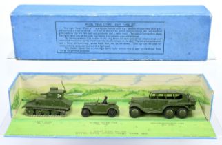 Dinky Pre-War Military 152 "Royal Tank Corps" Set  - containing - 152A Light Tank (metal tracks),...