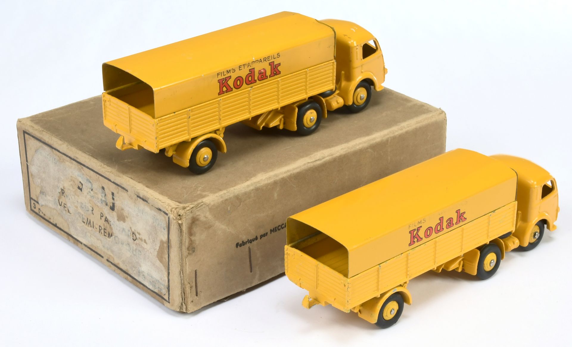 French Dinky Toys Trade Pack  32AJ Panhard Articulated Truck and Trailer "Kodak"  - contains 2 X ... - Image 2 of 2