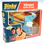 Dinky Toys 357 "Star Trek" Klingon battle Cruiser - Blue and white with missiles