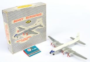 Dinky Toys 998 Bristol Britannia Airliner "Canadian Pacific"  - White, blue, silver with metal wh...