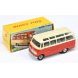 French Dinky Toys 541 Mercedes Autocar - Two-Tone Red, cream, grey interior, silver trim and chro...