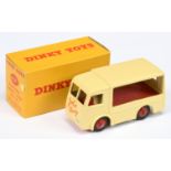 Dinky Toys 491 Electric dairy Van "Jobs Dairy" - Cream body, red inner back and rigid hubs with s...