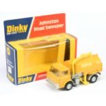 Dinky Toys  449 Ford Johnston Road Sweeper Yellow body and back, silver chassis, cream interior, ...