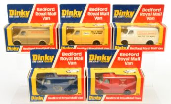 Dinky Toys 410/412 Bedford Promotional Vans  Group Of 5  -  (1) "Collectors Gazette", (2) "Hertz"...