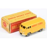 Dinky Toys Dublo 071 Volkswagen Van "Hornby Dublo" - Yellow body, silver trim and knobbly grey pl...