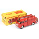Dinky Toys 259 Fire Engine - Red body, silver trim, chrome ladders with bell, cast spun hubs and ...