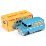 Dinky Toys 481 Bedford Van "Ovaltine" - Mid-blue body, and rigid hubs and silver trim