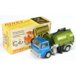 Dinky Toys 451 Johnston (Ford) Road Sweeper - Metallic blue cab with silver trim and ,chassis, bl...