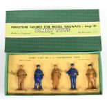 Dinky Toys 4 O Gauge " Engineering staff" Figure Set - Containing 5 pieces - See-Photo