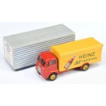 Dinky Toys 920 Guy Warrior Van "Heinz" - Red cab and chassis, yellow back and supertoy hub