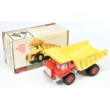 Dinky Toys 924 Aveling Barford Centaur Dump Truck - Red cab  plastic hubs with silver trim and ch...