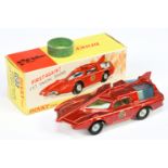 Dinky Toys 103 " Captain Scarlet" Spectrum Patrol Car - Red body, white base and plastic aerial, ...