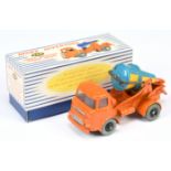 Dinky Toys 960 Albion Chieftain Lorry Mounted Cement Truck - Orange cab and chassis, with windows...