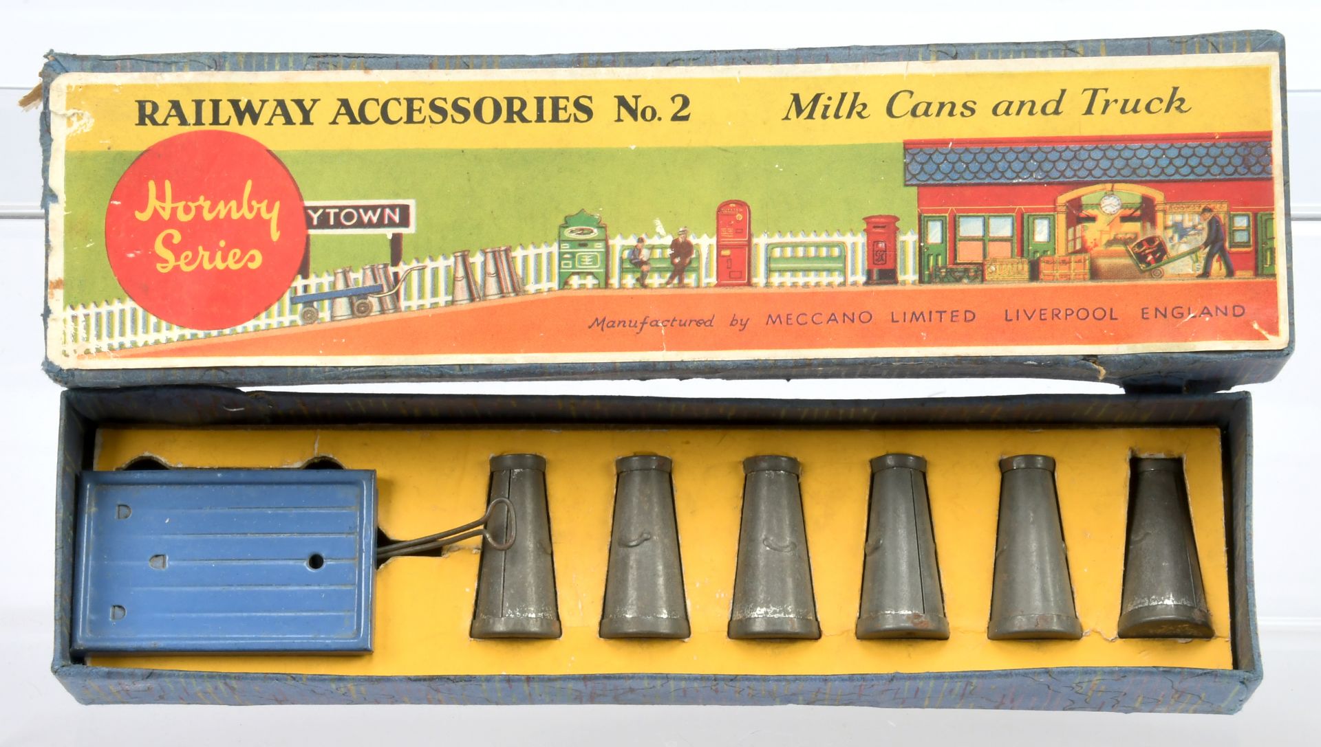 Hornby Series Pre-War Railway Accessories 2 - to include Milk Churns and Hand Truck