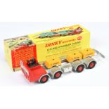 Dinky Toys 936 Leyland 8-Wheeled Chassis - Red plastic front and hubs, figure driver, silver chas...