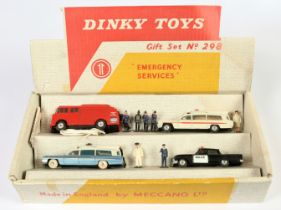 Dinky Toys 298 "Emergency Services" Gift Set - to include 4 x vehicles (1) Ford Fairlane "Police"...