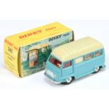 French Dinky Toys 565 Renault Estafette "Camping" - Drab blue body, pale cream plastic roof, red ...