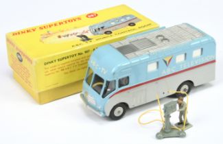 Dinky Toys 987 Mobile Control Room "ABC TV" - Two-Tone Blue and grey including plastic hubs, red ...