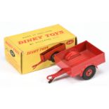 Dinky Toys 341 Land Rover Trailer - Red including plastic hubs with black tyres  (without tow hoo...