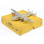 Dinky Toys 70A Avro York Airliner - Silver, metal wheels and red propellers with "G-A GJC" letter...