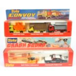 Dinky Toys  299 "Crash Squad" Gift Set To Include - Plymouth "Police" Car Black and  white and Be...