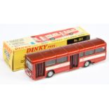 Dinky Toys 283 Single Decker Coach "Red Arrow" - Metallic red body, silver trim (interior super d...