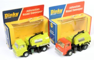 Dinky Toys  449 Ford Johnston Road Sweeper A Pair - (1) Lime Green including back, black chassis ...