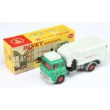 Dinky Toys 978 Bedford Refuse Wagon - Green cab with red interior and plastic hubs, silver trim a...